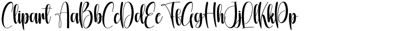 Clipart font
