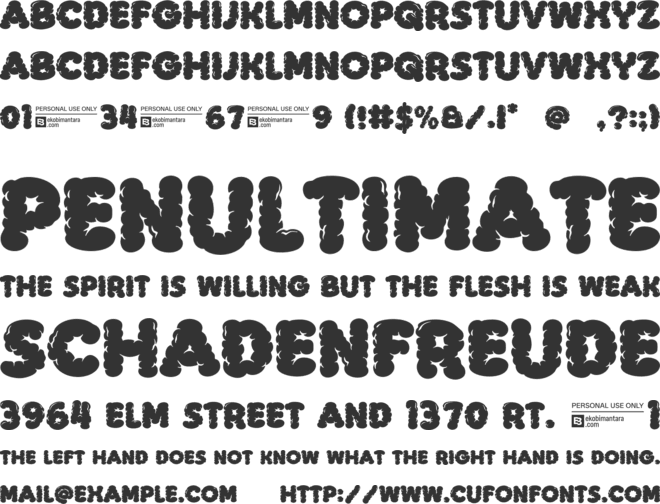 Cloude Trial font preview