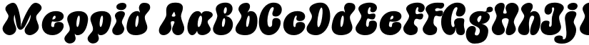 Meppid font