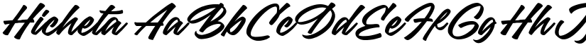 Hicheta font