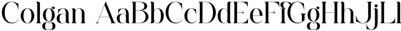 Colgan font download