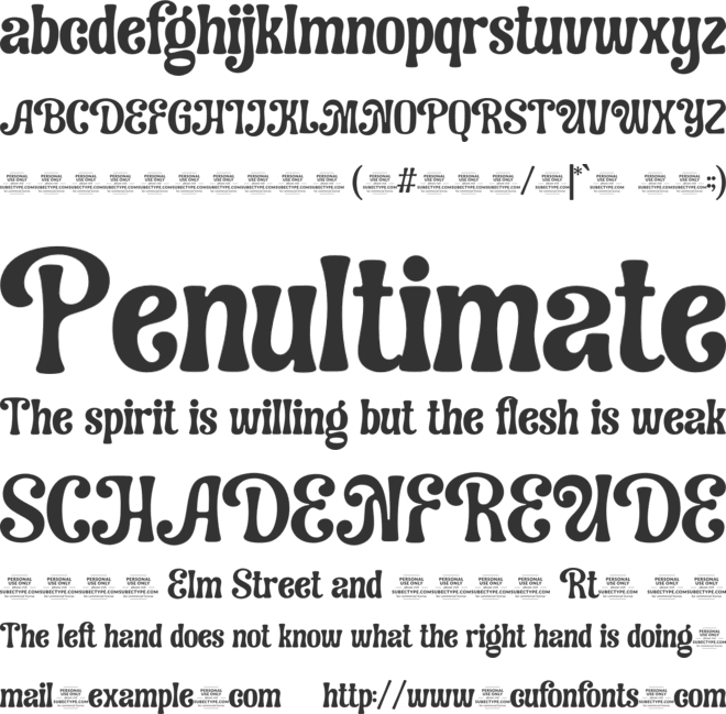 Neo Romania font preview
