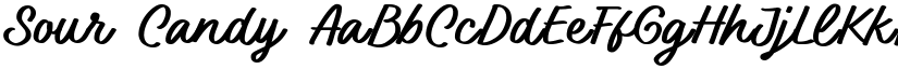 Sour Candy font