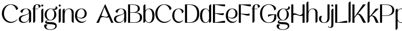 Cafigine font download