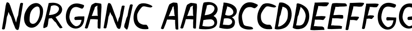 Norganic font download