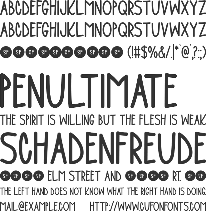 Hope Wins font preview