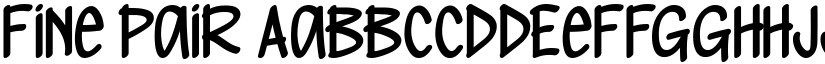 Fine Pair font download
