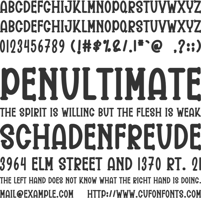 Bunny Honey font preview