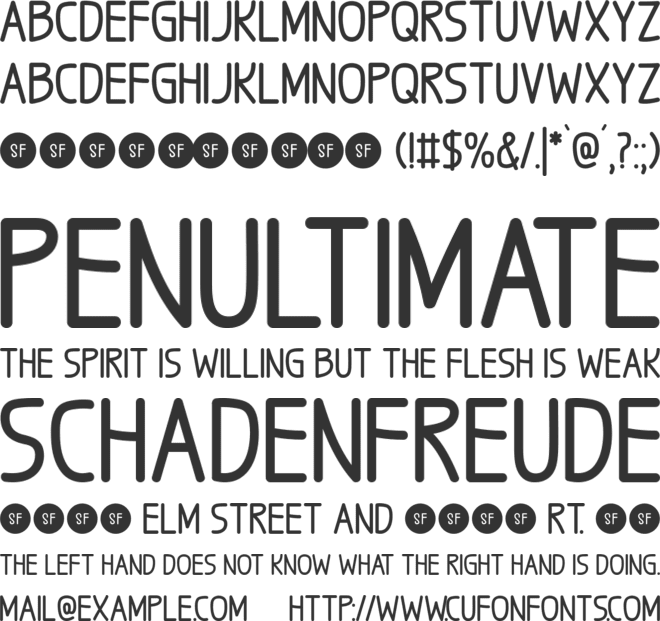 Gain Wisdom font preview