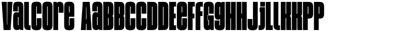 Valcore font download