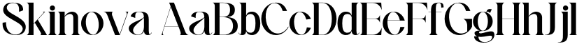 Skinova font
