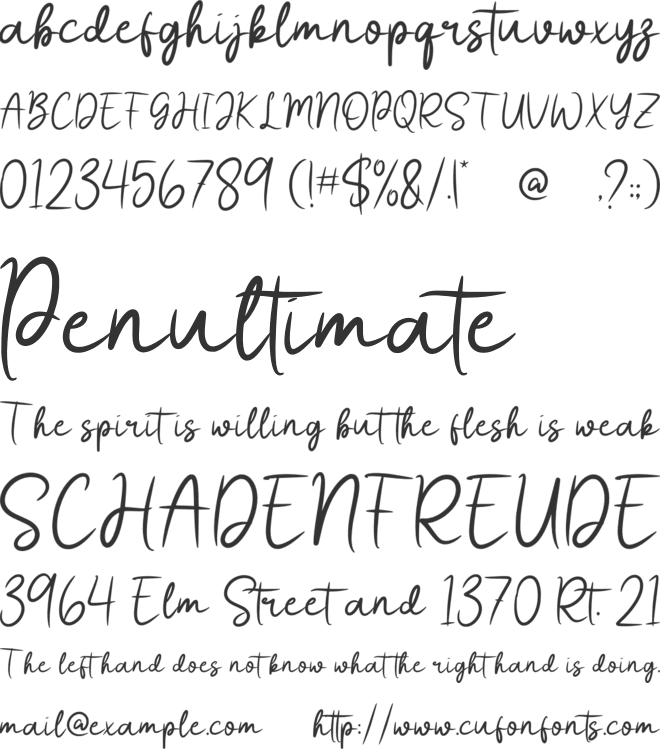 Celebrate Valentine font preview