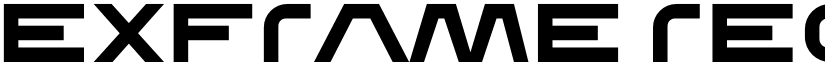 Exframe font download