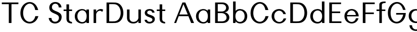 TC StarDust font