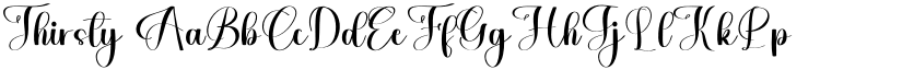 Thirsty font download