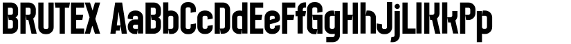 BRUTEX font download
