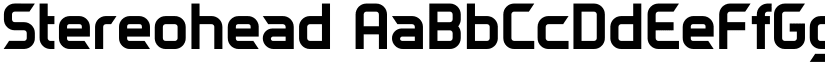 Stereohead font download