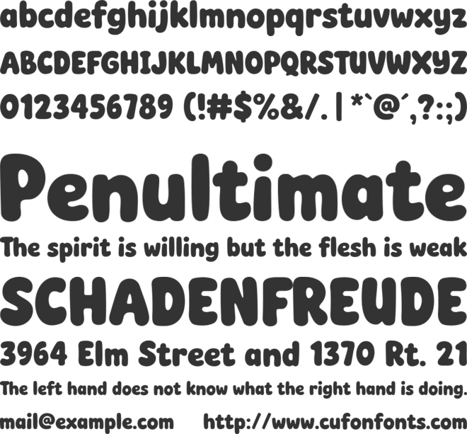 Super Mindset font preview