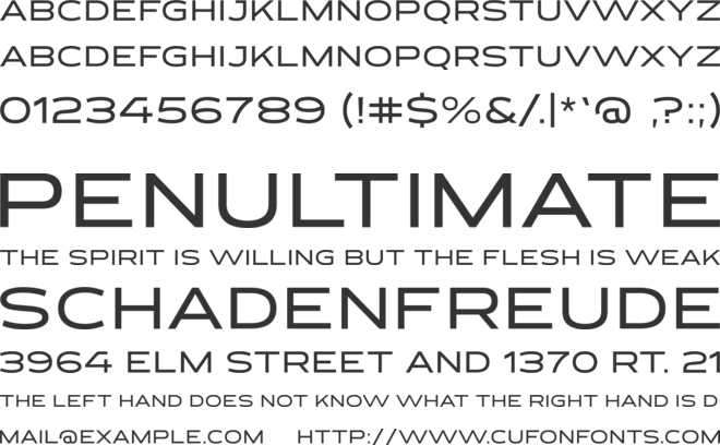 GALISCKA font preview