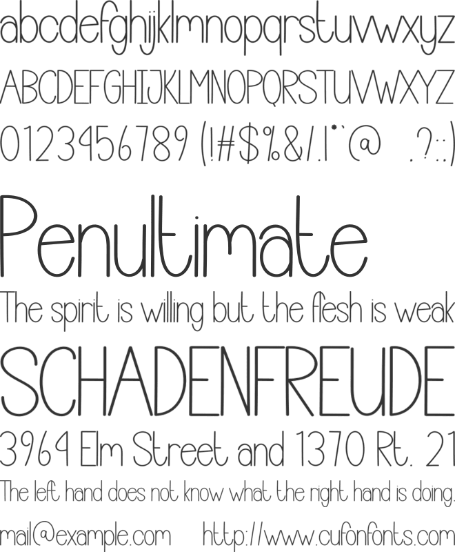 Snowman Christmas font preview