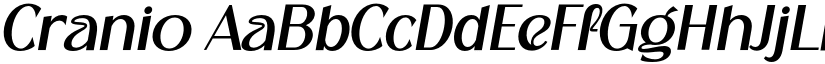 Cranio font