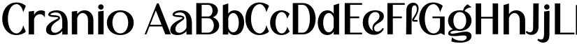 Cranio font download