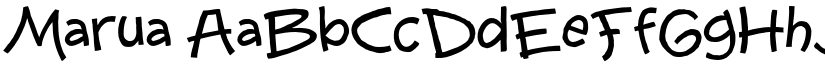 Marua font