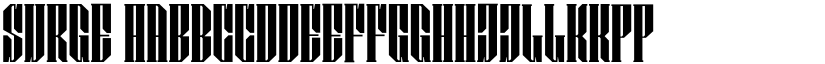 Surge font