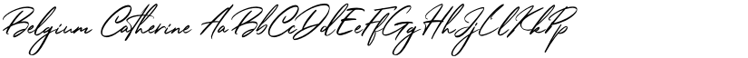 Belgium Catherine font