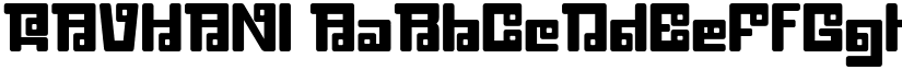 RAVHANI font download