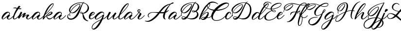 atmaka Regular font