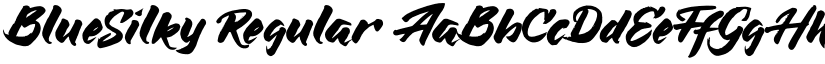 BlueSilky Regular font