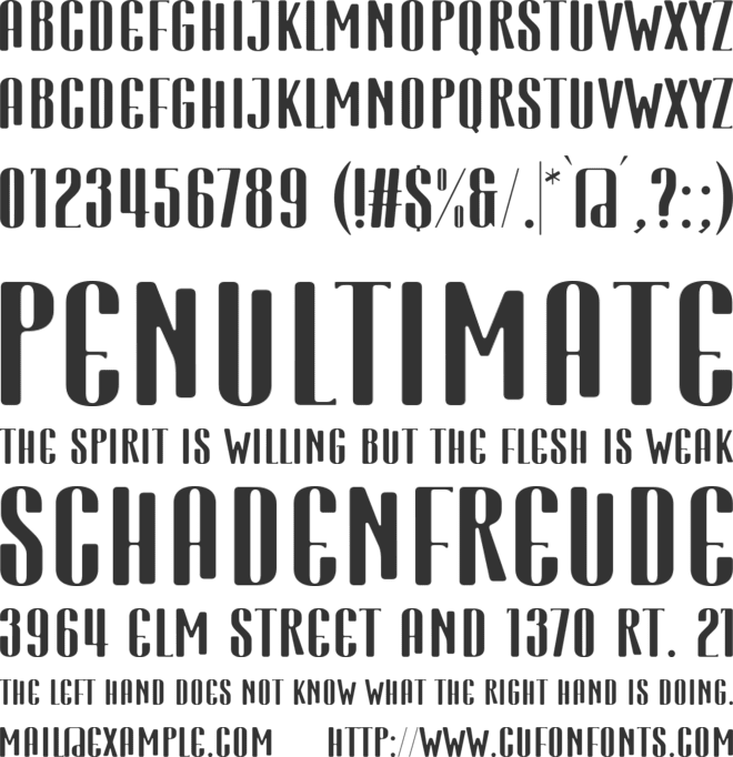 Cover Heart font preview