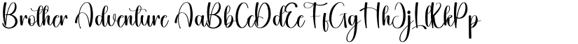 Brother Adventure font download
