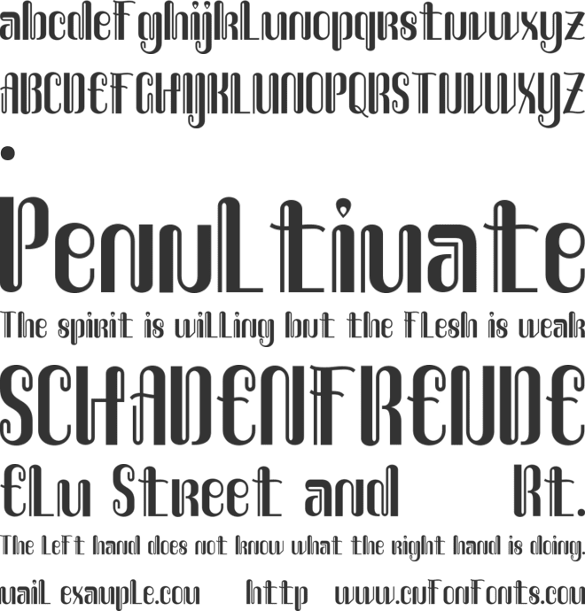 JAYAKSARA font preview