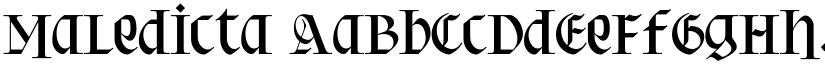 Maledicta font download