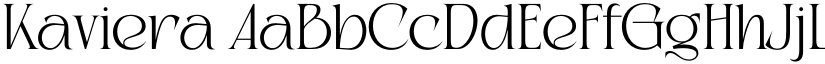 Kaviera font download