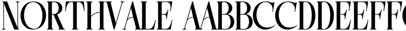 Northvale font