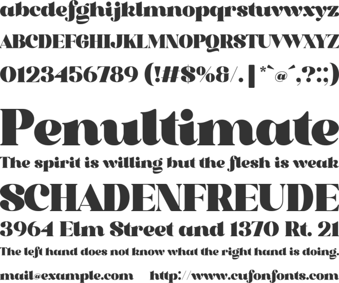 Brojack font preview