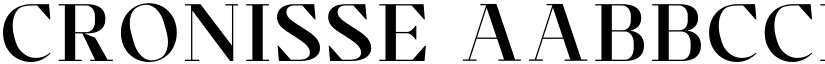 Cronisse font download