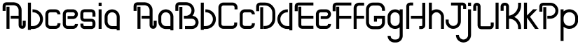Abcesia font