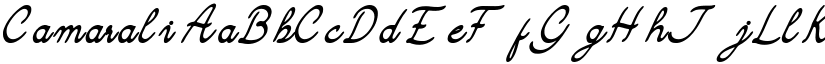 Camarali font download