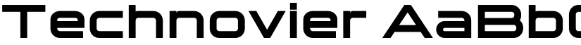 Technovier font