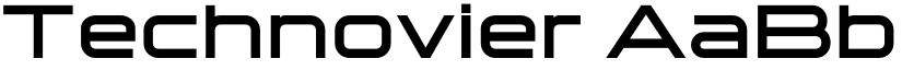 Technovier font