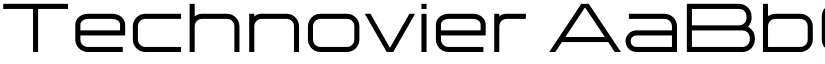 Technovier font