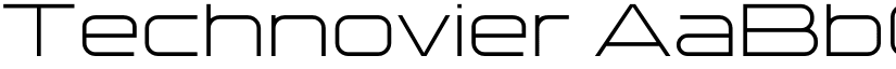 Technovier font