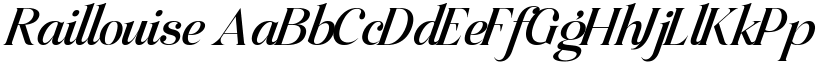 Raillouise font download