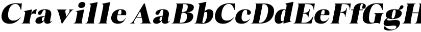 Craville font