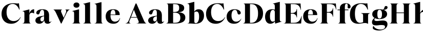 Craville font