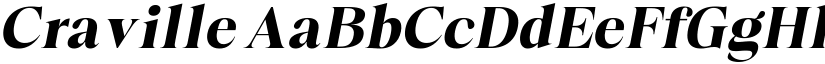 Craville font